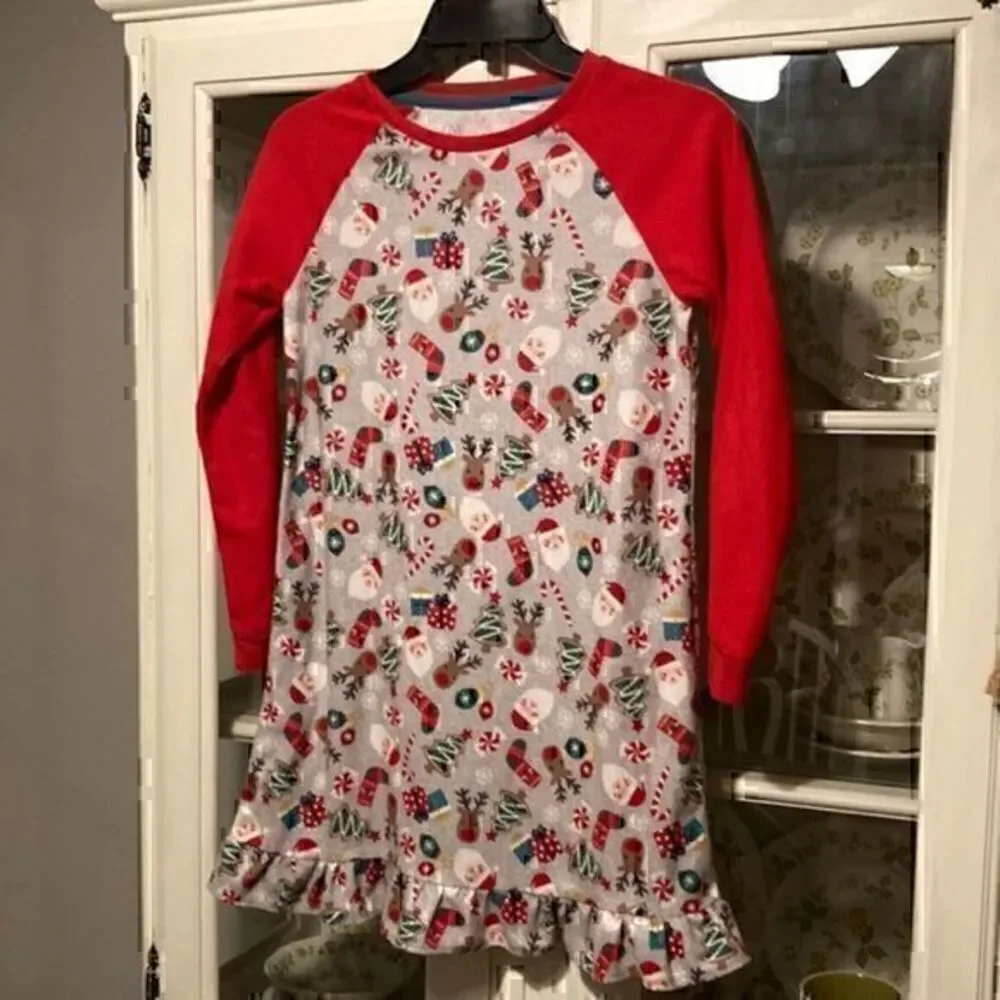 Cuddl duds kids Christmas Pajamas